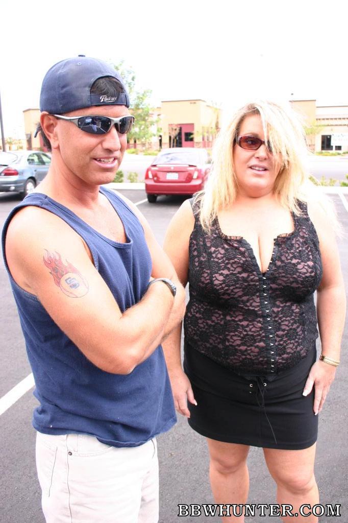 Jenna BBW arguing in strip mall parking lot